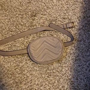 Taupe belt bag